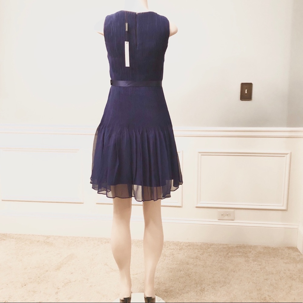 Elie Tahari Navy Blue Short Florence Dress NWT - Picture 3 of 8